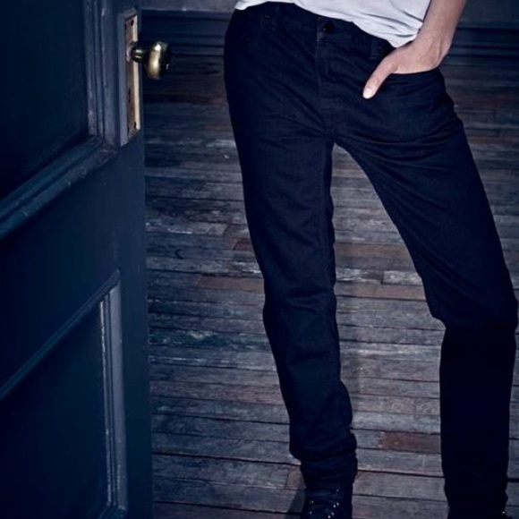 NWOT Denim X Alexander Wang ‘Wang 001’ Skinny Leg High Rise Jeans in Stay Black - Picture 2 of 16